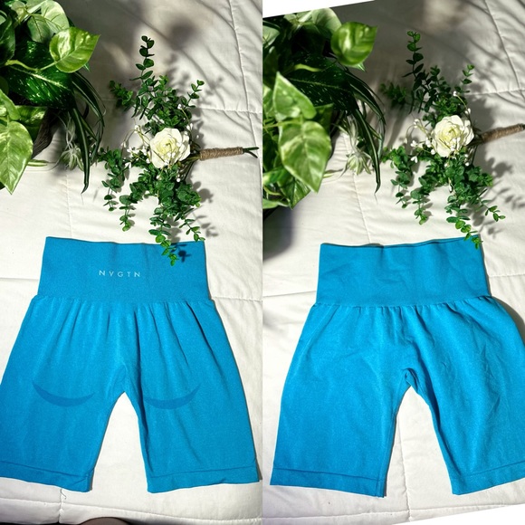 NVGTN BLUE SHORTS - Picture 1 of 1
